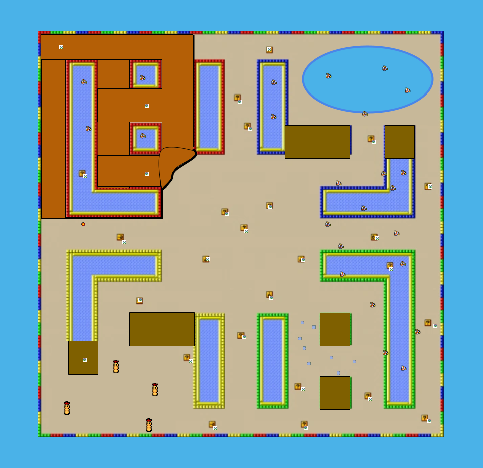 snes battle course 2 - Mario Kart PC