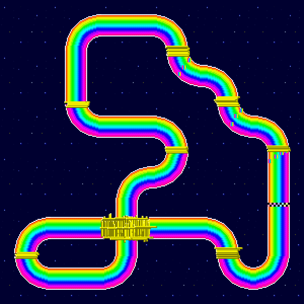 DS Rainbow Road - Mario Kart PC
