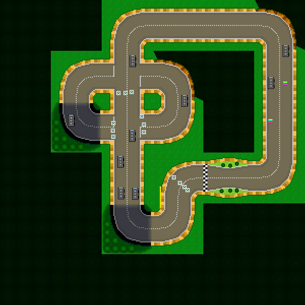 Yoshi road - Mario Kart PC