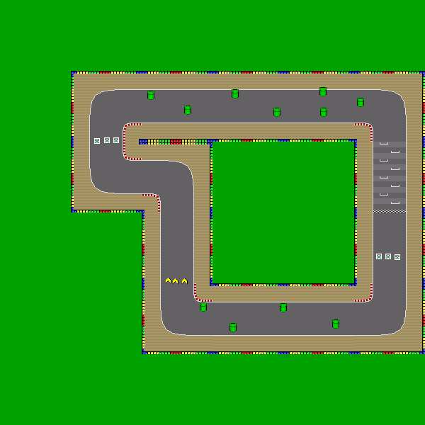 green racetrack 1 - Mario Kart PC