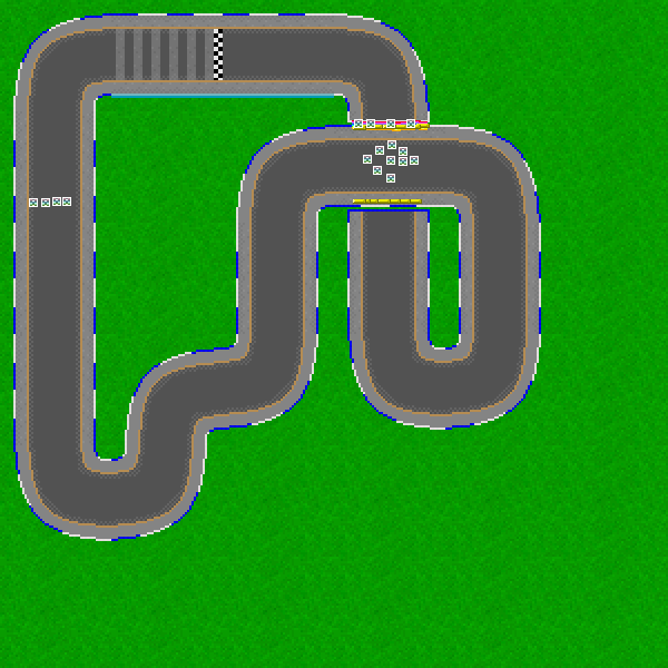 circuit zig zag - Mario Kart PC