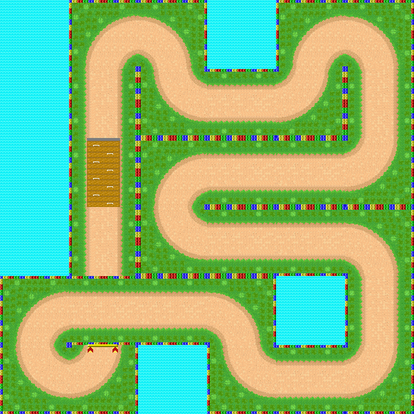 GBA Riverside Park MKT Had 9 Laps - Mario Kart PC