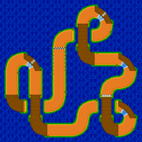 Waterfall Bridges - Mario Kart PC