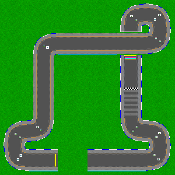 Monochrome Raceway - Mario Kart PC