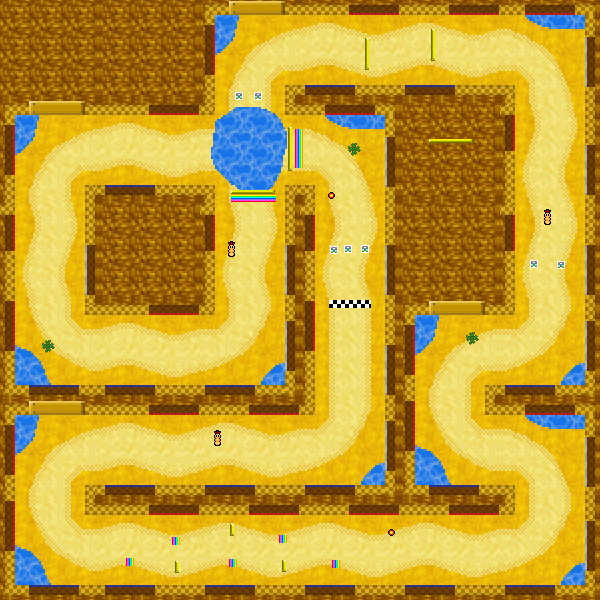Spiky desert - Mario Kart PC