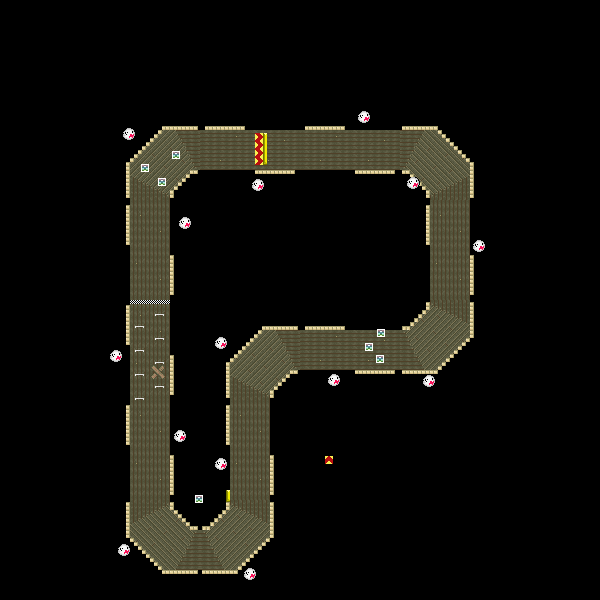 Boo circuit 1 - Mario Kart PC