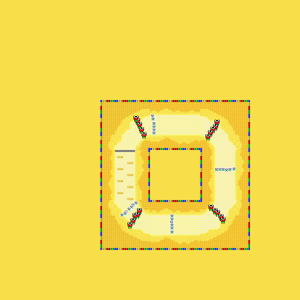 Sandy square - Mario Kart PC