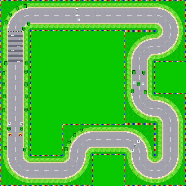 Mario raceway - Mario Kart PC