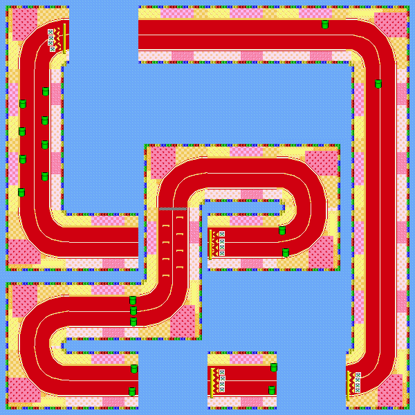 Ribbon circuit - Mario Kart PC