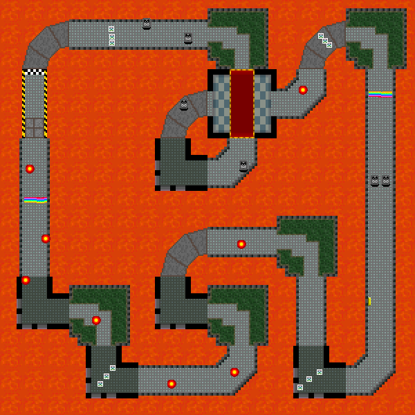 Bowser's Factory - Mario Kart PC
