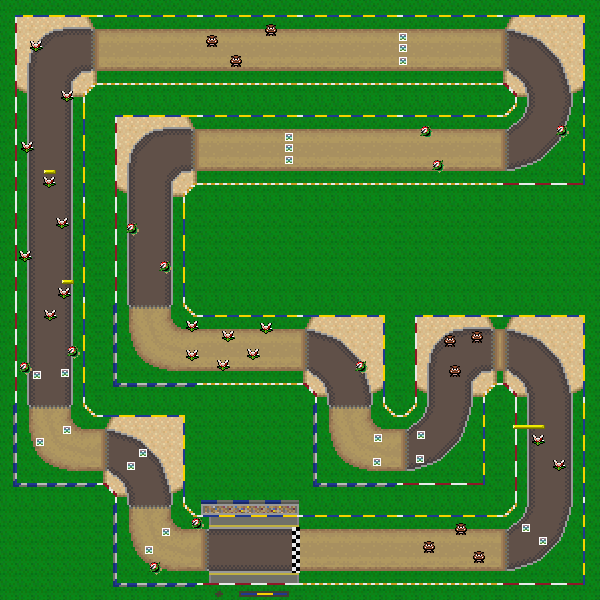 Fly Trap Strip - Mario Kart PC