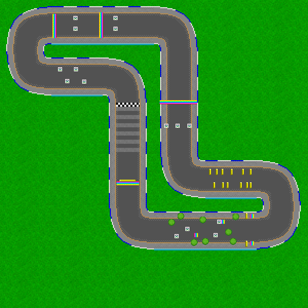 Basic training track - Mario Kart PC