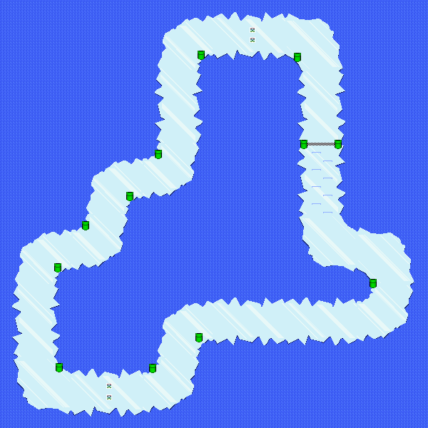 Icy Road 1 - Mario Kart PC