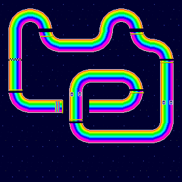 rainbow road - Mario Kart PC