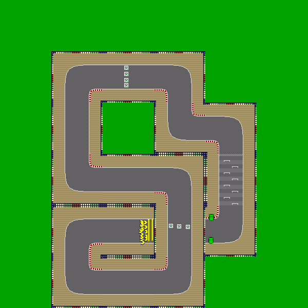 SNES Mario Circuit 2 - Mario Kart PC