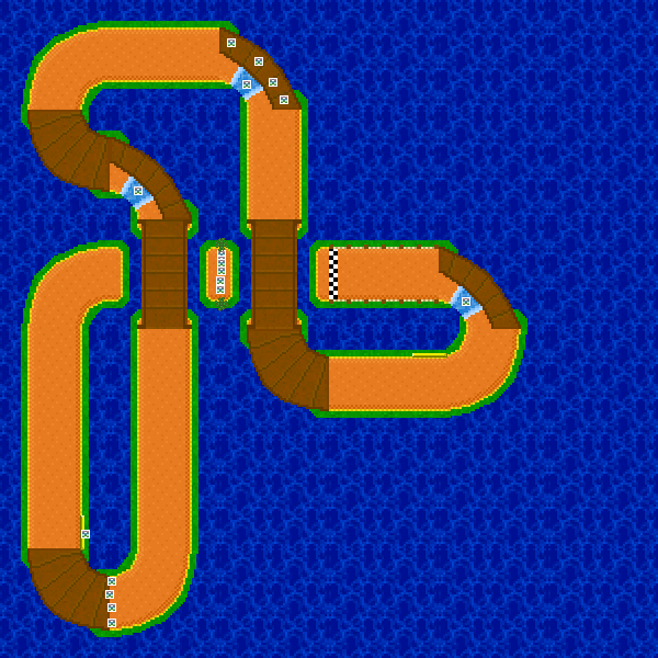 pinwheel waterfall - Mario Kart PC