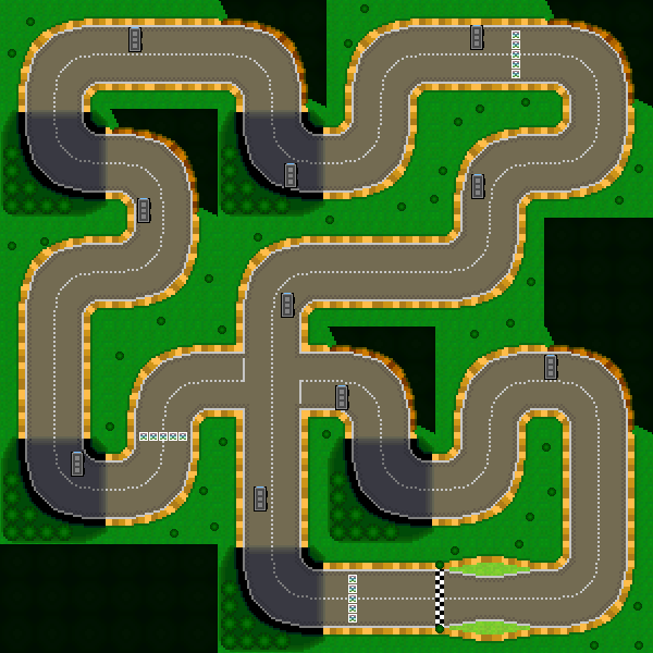 Forest Road - Mario Kart PC