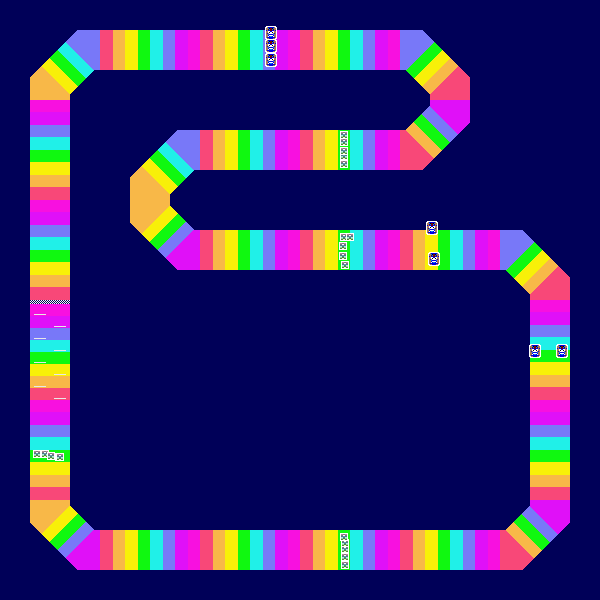 NES Rainbow Road - Mario Kart PC