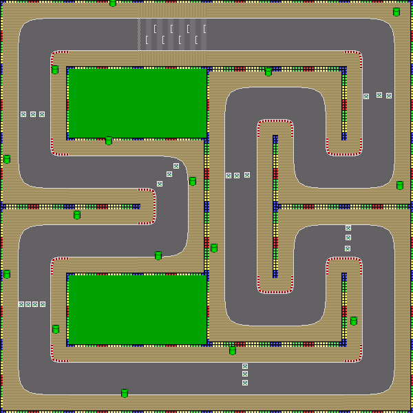 12 - Luigi Raceway - Mario Kart PC
