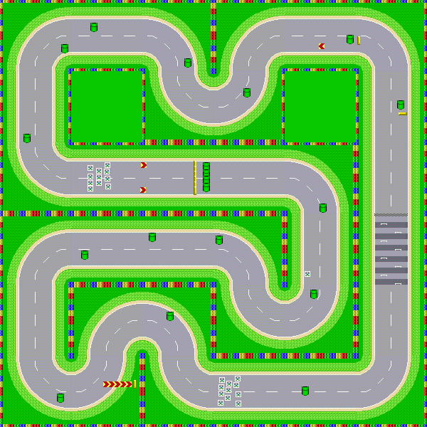 SNES Mario Circuit 2 - Mario Kart PC