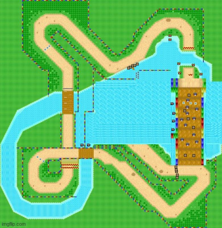 GBA Riverside Park. But I Made It GangPlank Galleon. - Mario Kart PC
