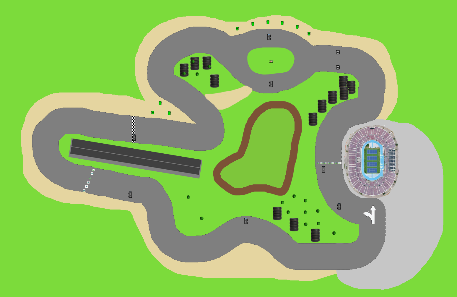 Jn Bei Raceway - Mario Kart PC