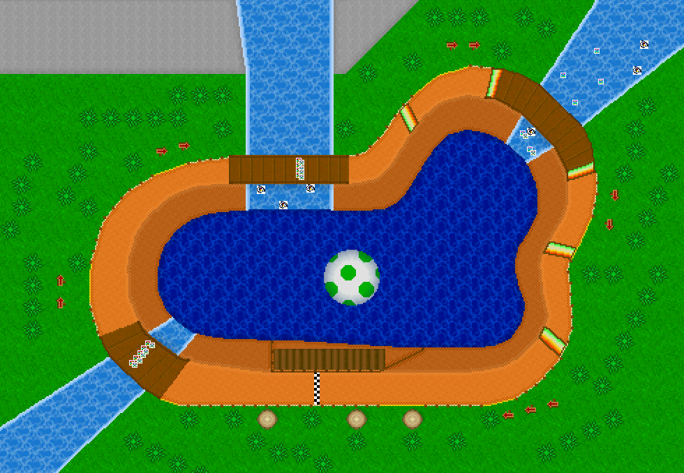 Yoshi Falls - Mario Kart PC