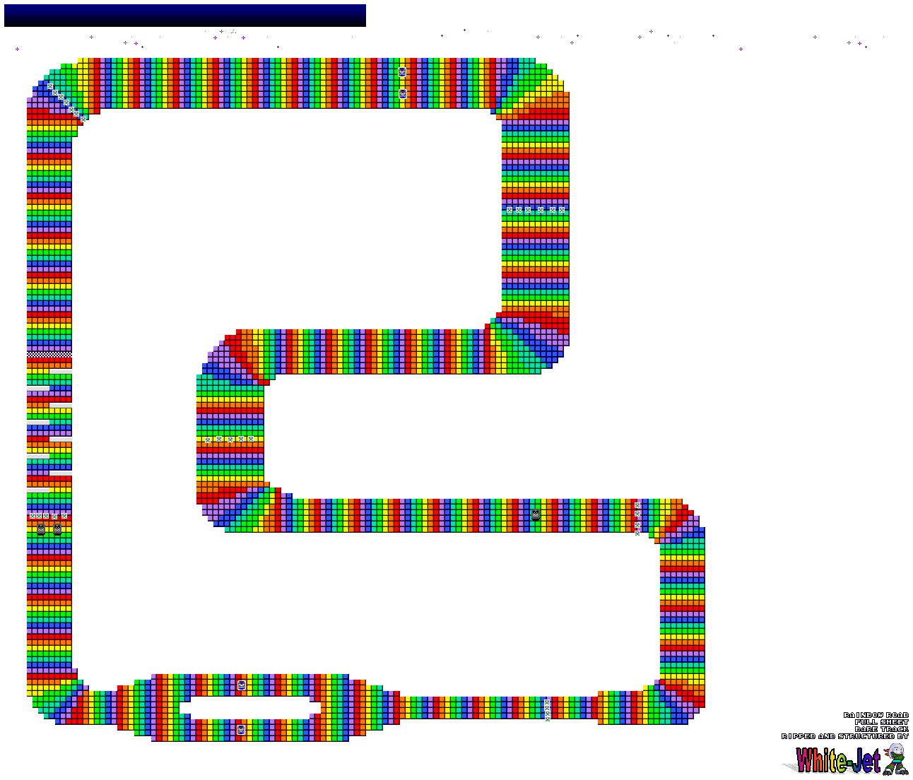 Rainbow Road - Mario Kart PC