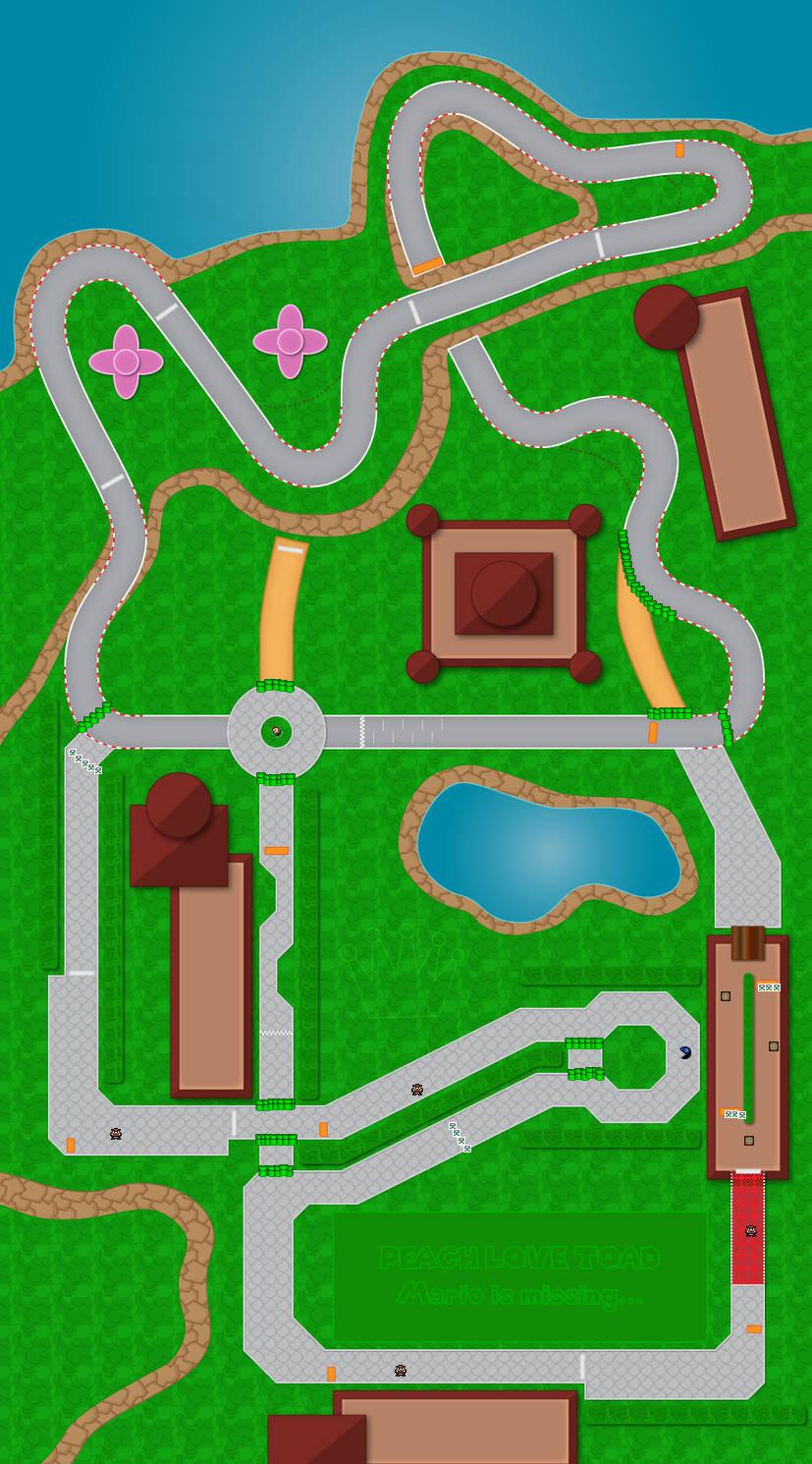 Peach Raceway 2 - Mario Kart PC