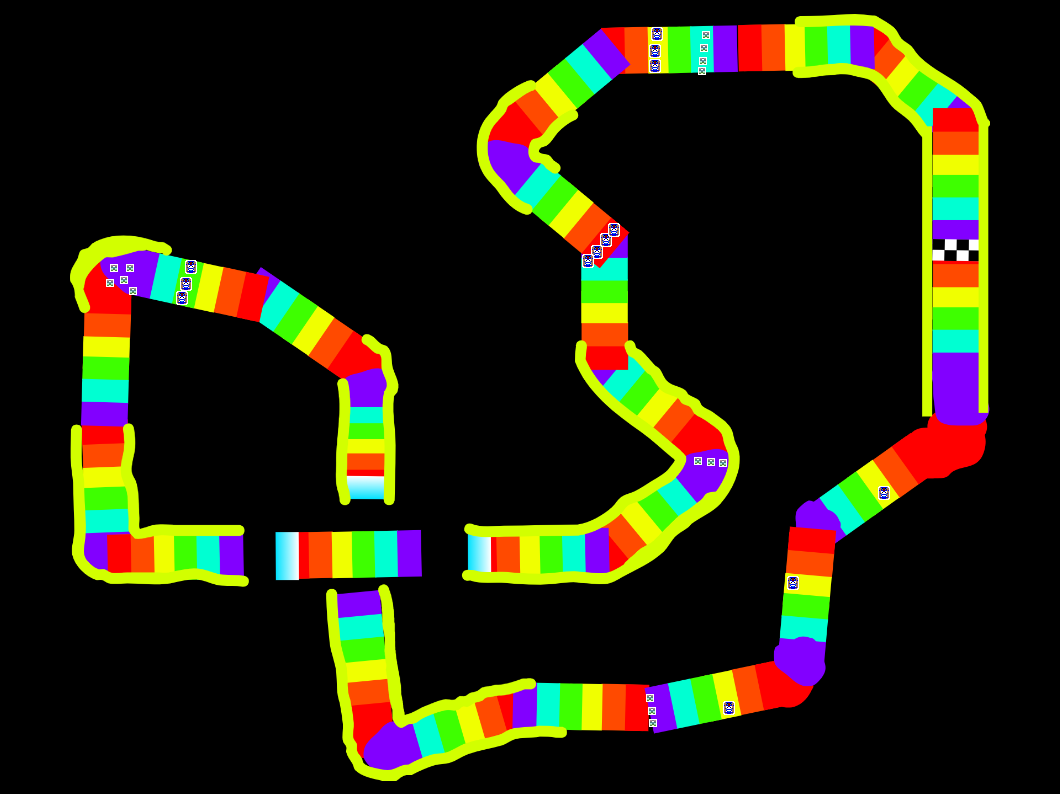 Rainbow Road - Mario Kart PC