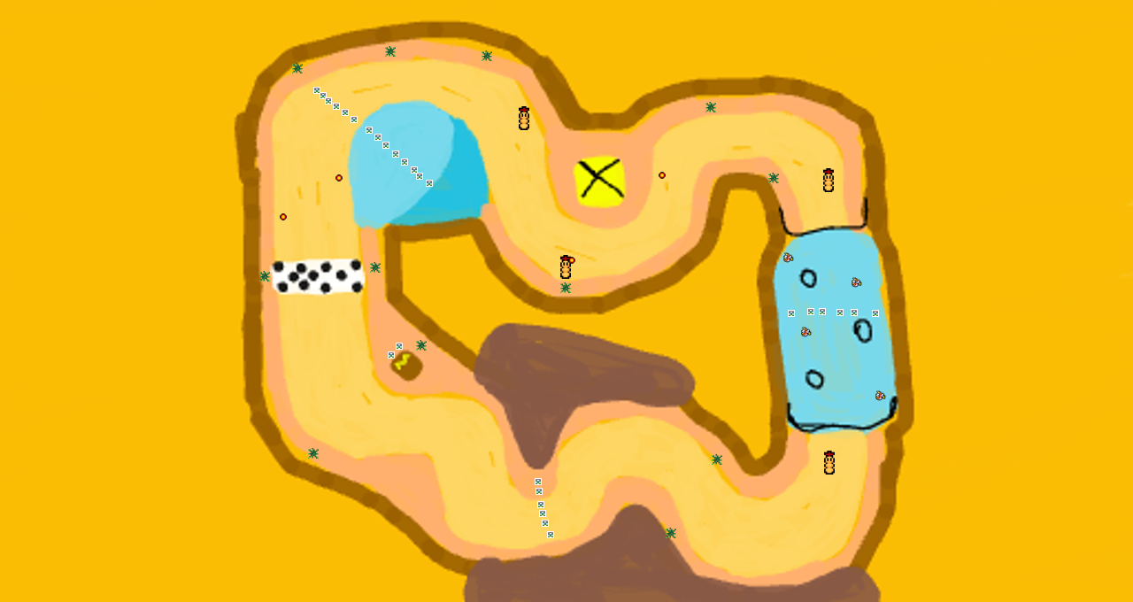 DS Desert Hills Remastered - Mario Kart PC