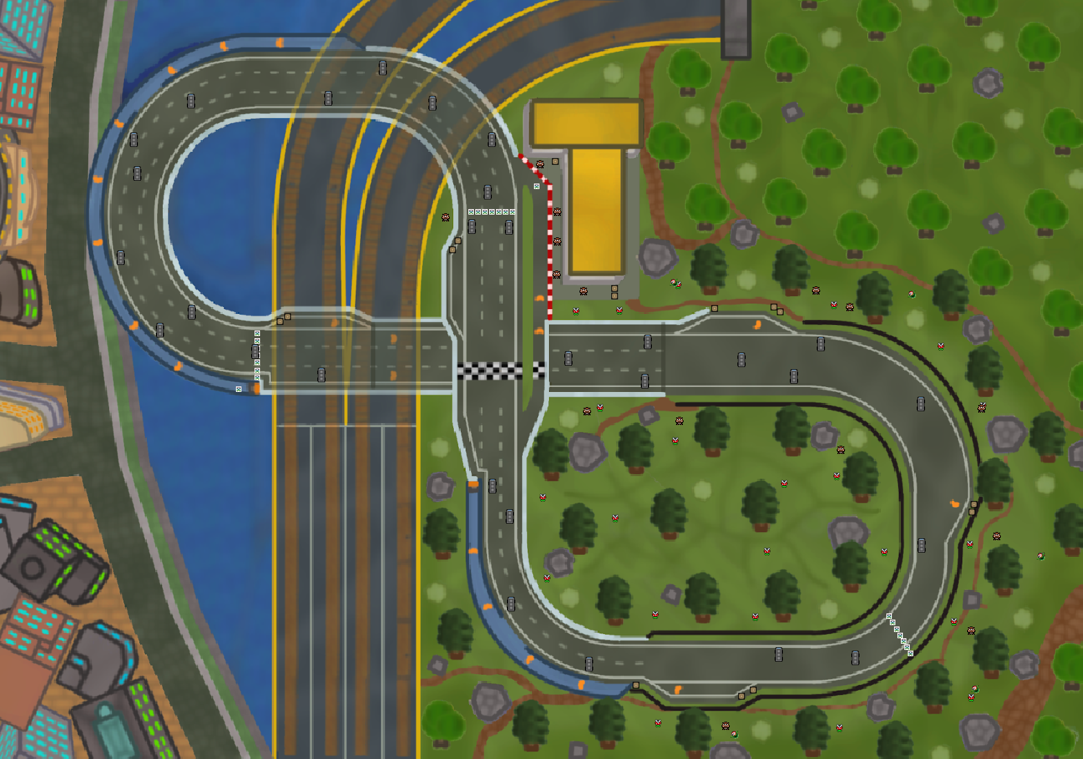 Toad's Turnpike - Mario Kart PC