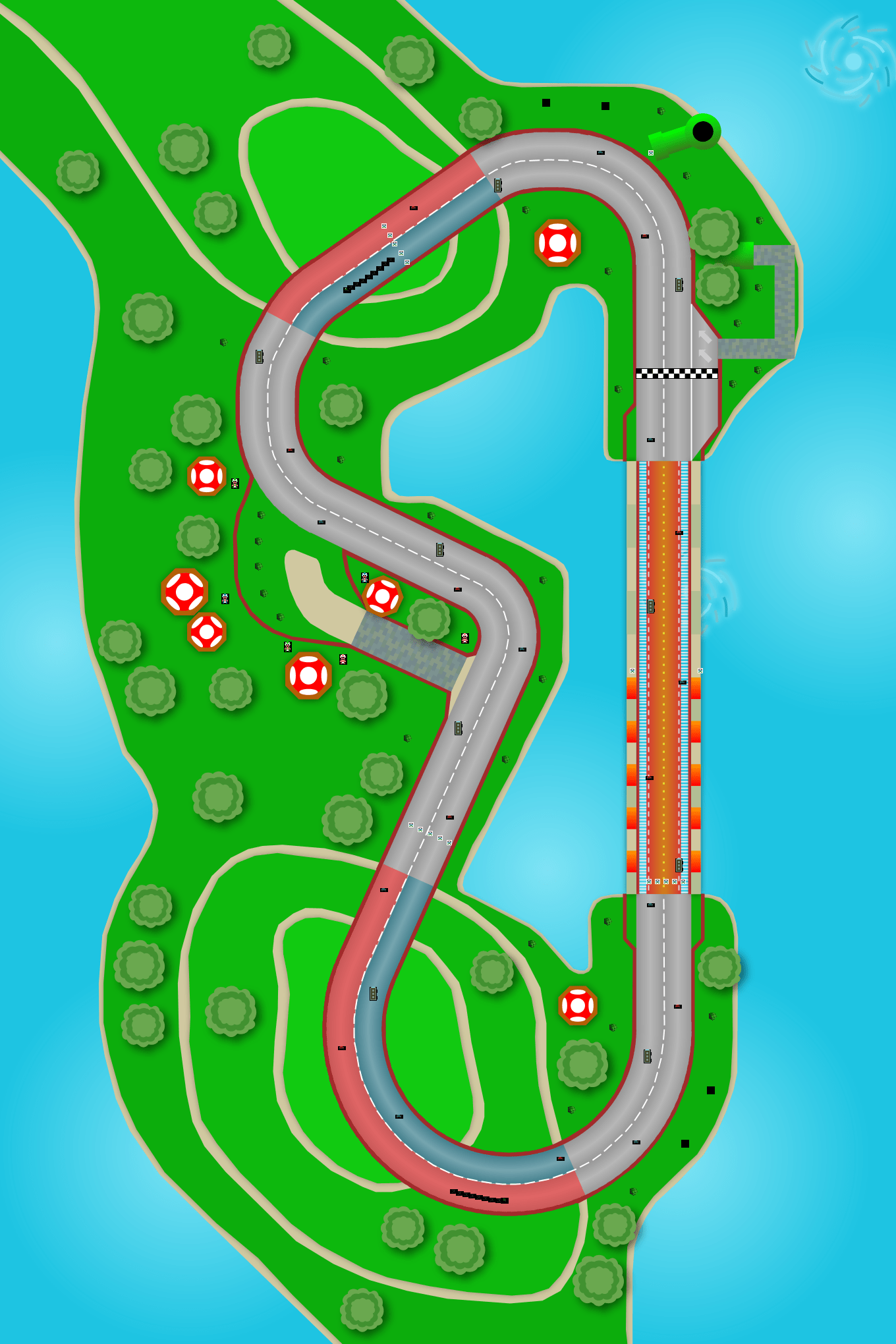 Mushroom Bridge - Mario Kart PC