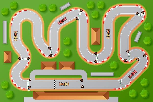 Yoshi raceway - Mario Kart PC