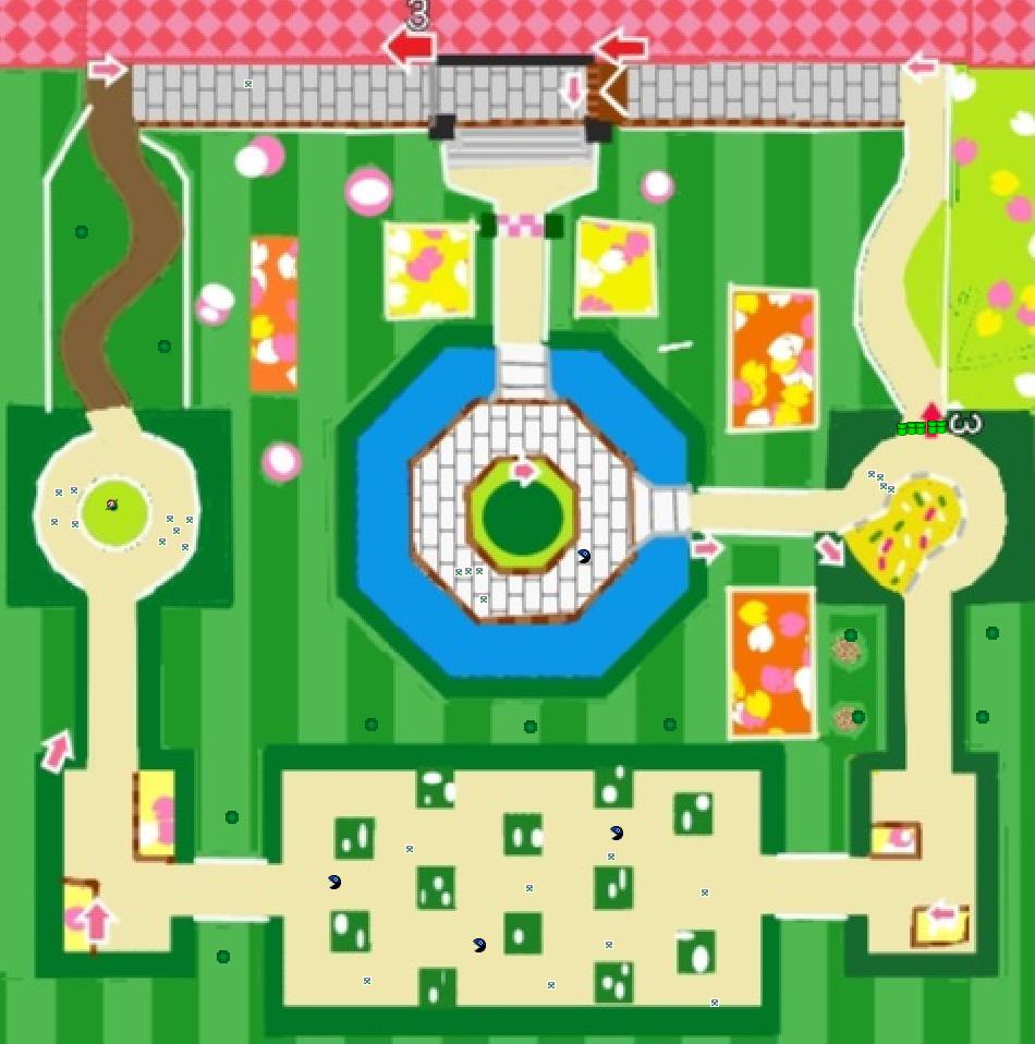 DS Jardin Peach - Mario Kart PC