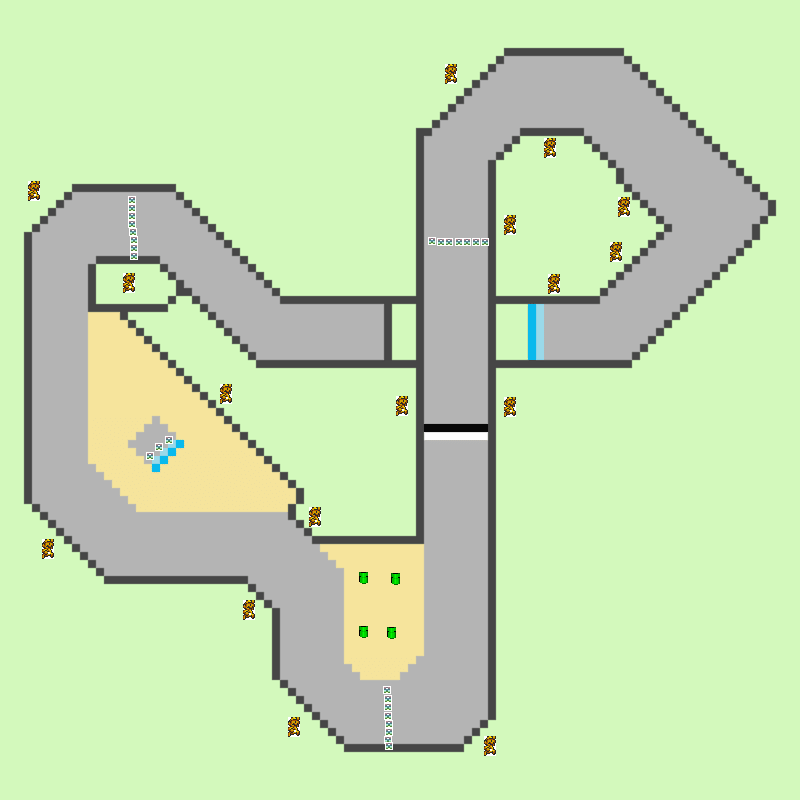 Toad´s Raceway - Mario Kart PC