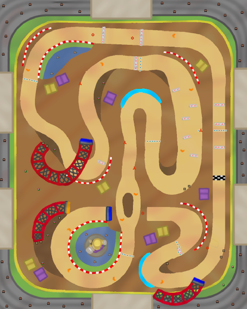 Wario Stadium - Mario Kart PC