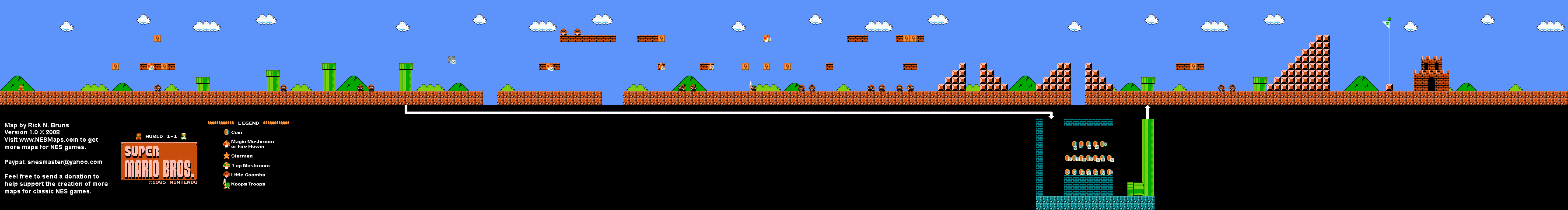 1-1 (SMB) - Mario Kart PC
