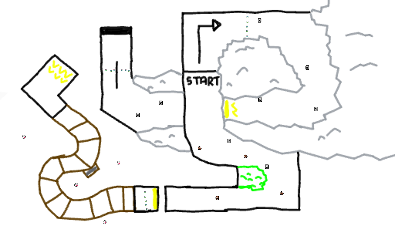 Atari Styled Mountains - Mario Kart PC