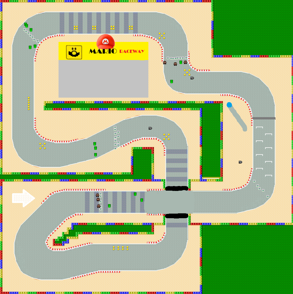 MKPC Mario raceway R - Mario Kart PC