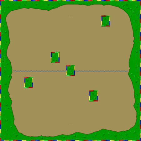 Test Battle Course November 1991 - Mario Kart PC