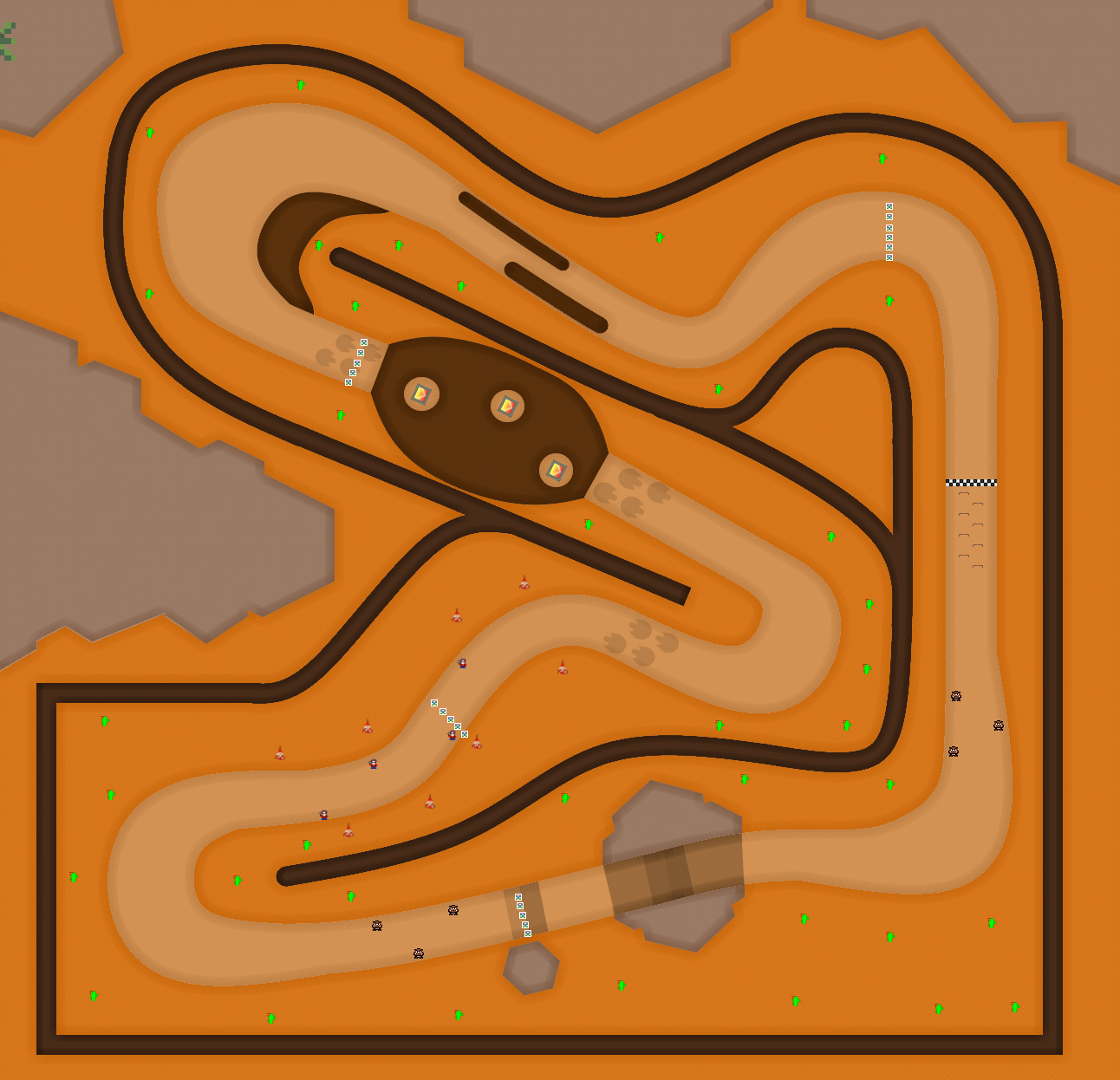 Sunset Wilds - Mario Kart PC