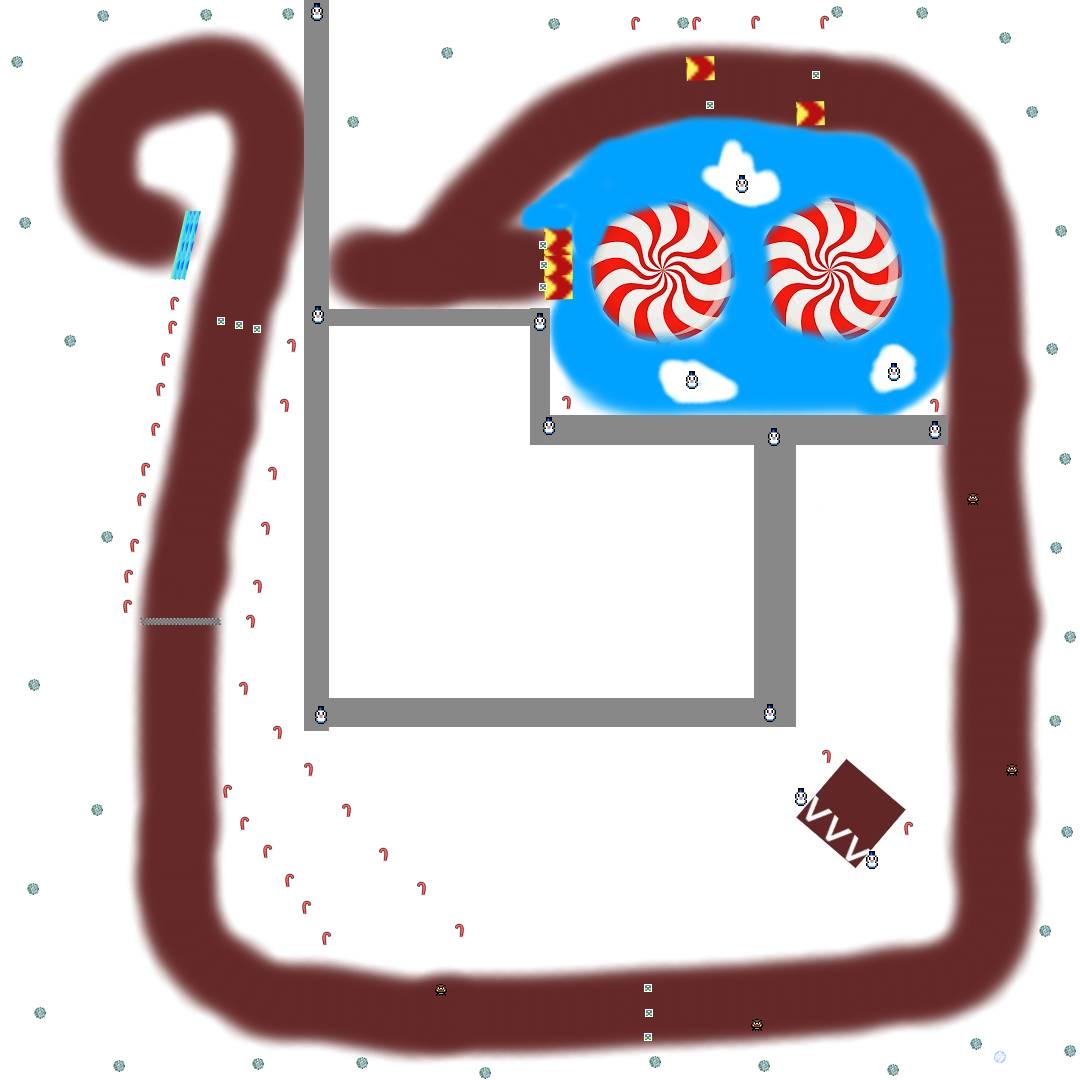 Peppermint Raceway - Mario Kart PC