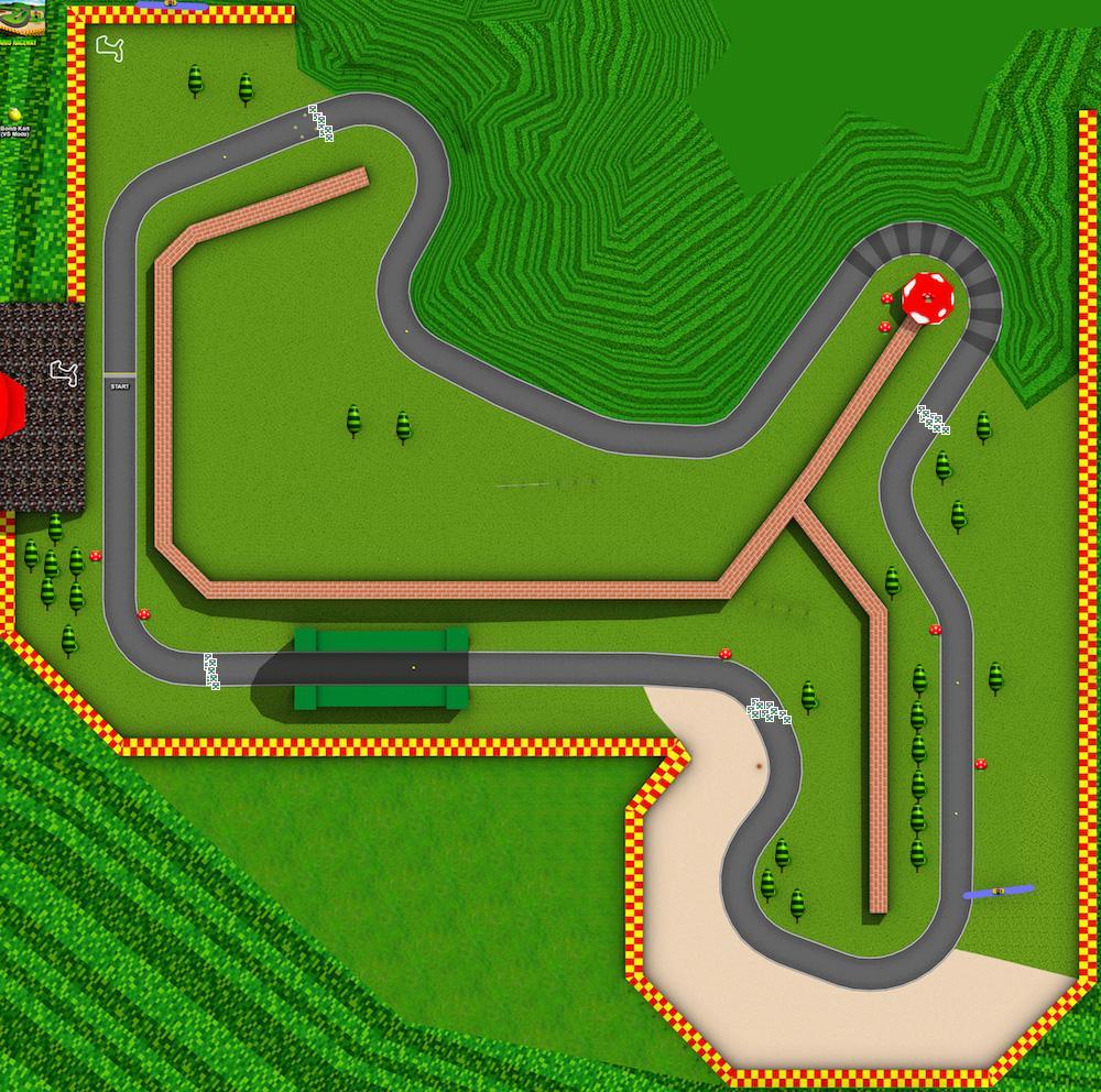 N64 Mario Raceway - Mario Kart PC