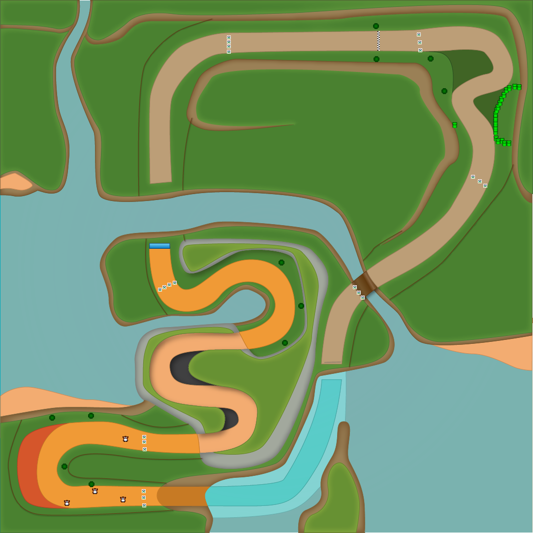 Sunset Peaks - Mario Kart PC