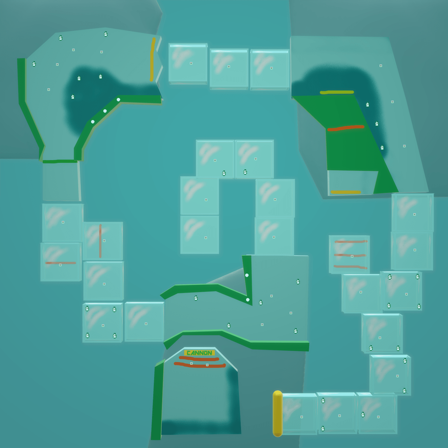 Ice Block Bridges - Mario Kart PC