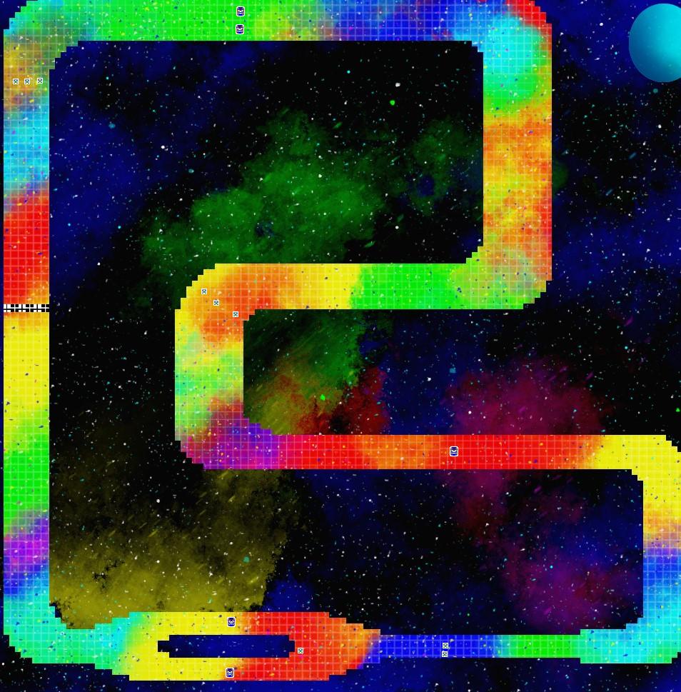 SNES Rainbow Road texture - Mario Kart PC