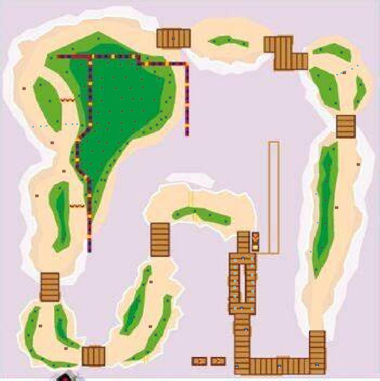 GBA Cheep Cheep Island - Mario Kart PC