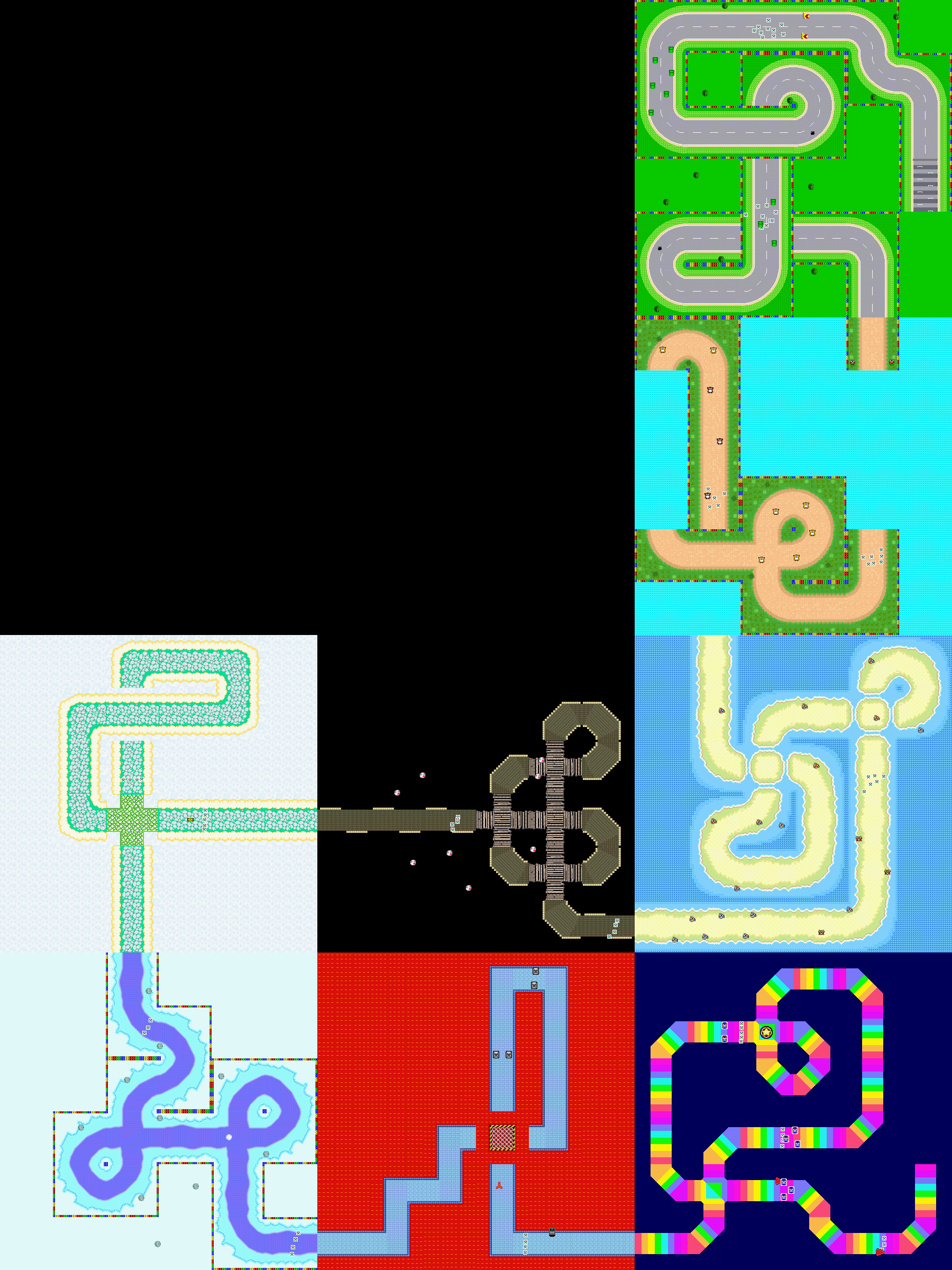 Multi-World Speedway - Mario Kart PC