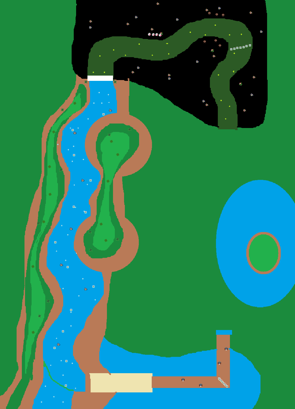 Midas River - Mario Kart PC